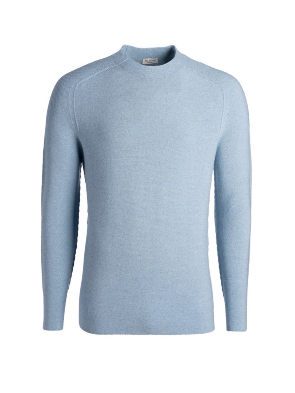Phil Petter Seamless Sweater Made Of Merino Wool in Eisblau XL